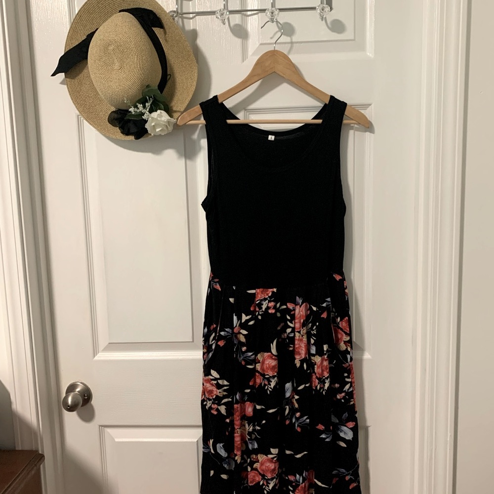 Knee length tank dress